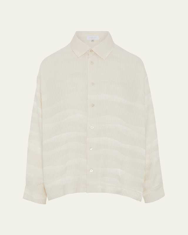 Slim Shirt With Collar (Regular Length)